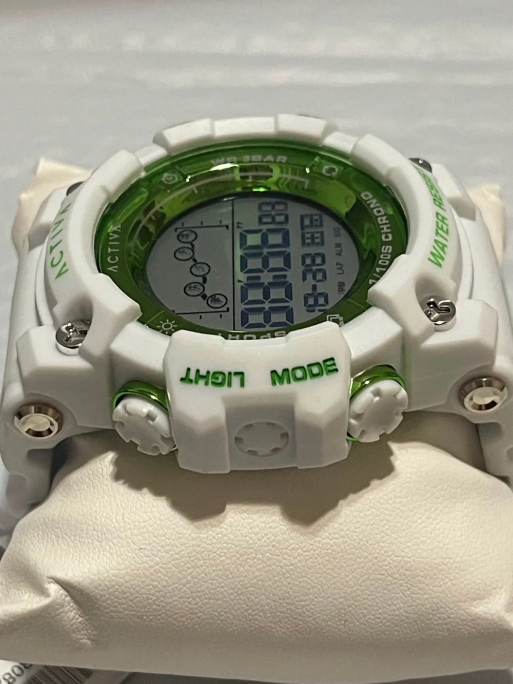 Activa Digital Essentials Unisex 50mm White and Green Tone Case